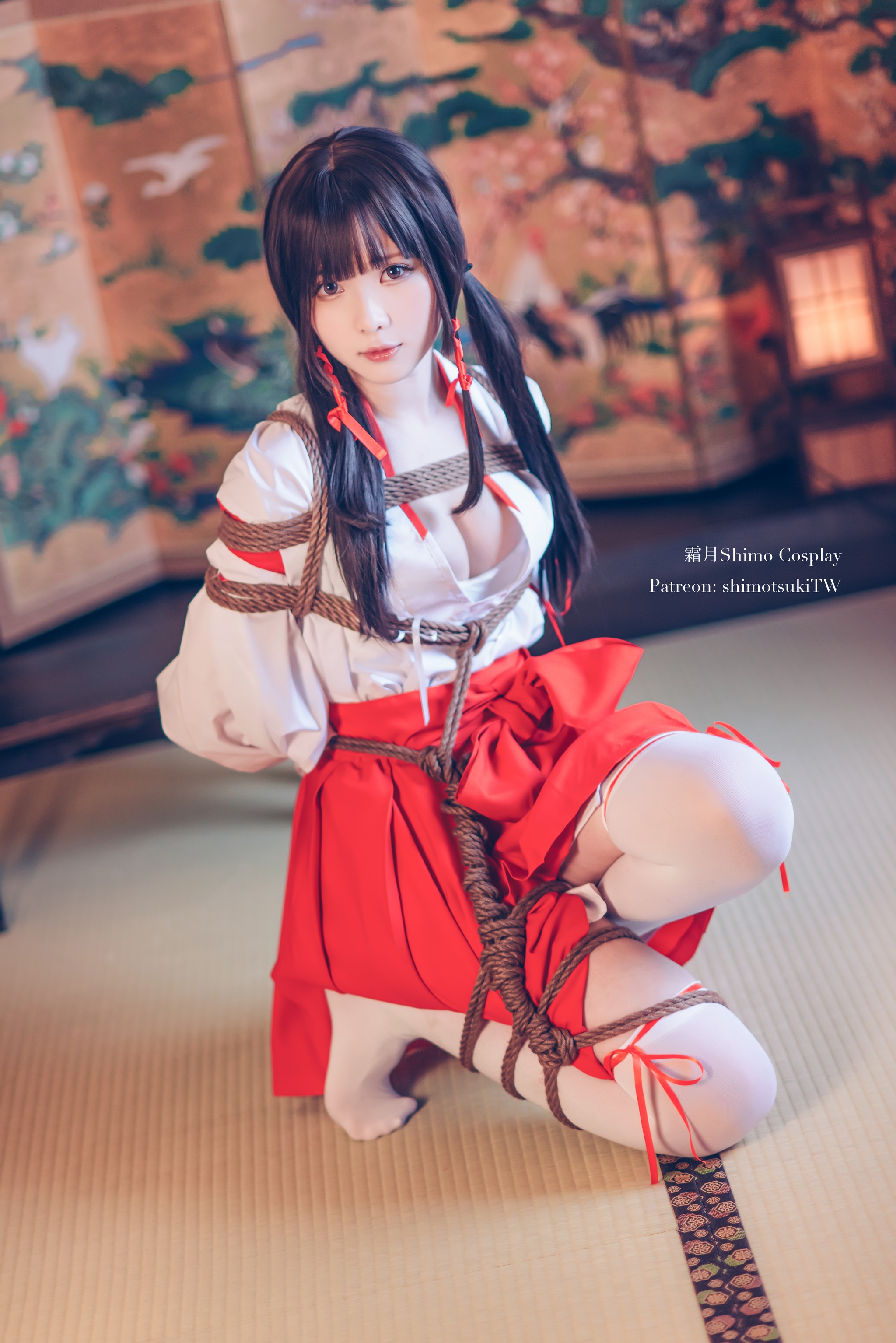 霜月shimo - NO.037 巫女捆绑 [24P]-XikXak